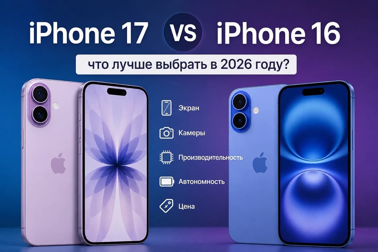 iPhone 17 или iPhone 16 в 2026 году: что выгоднее выбрать